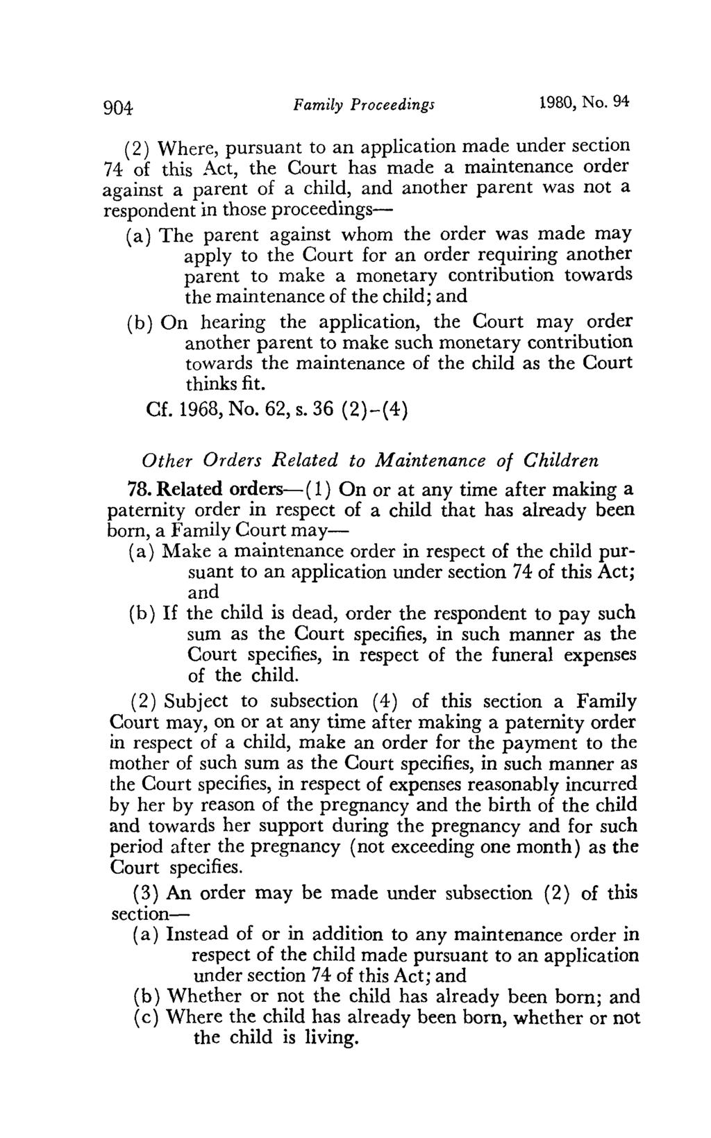 904 Family Proceedings 1980, No.