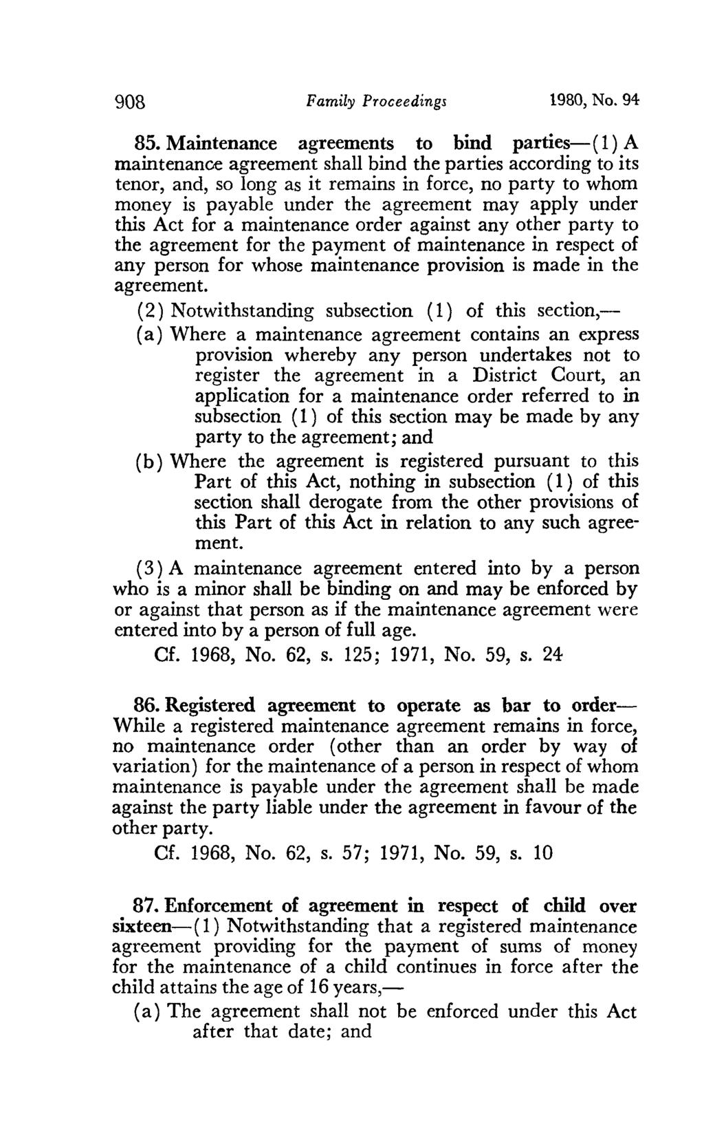 908 Family Proceedings 1980, No. 94 85.