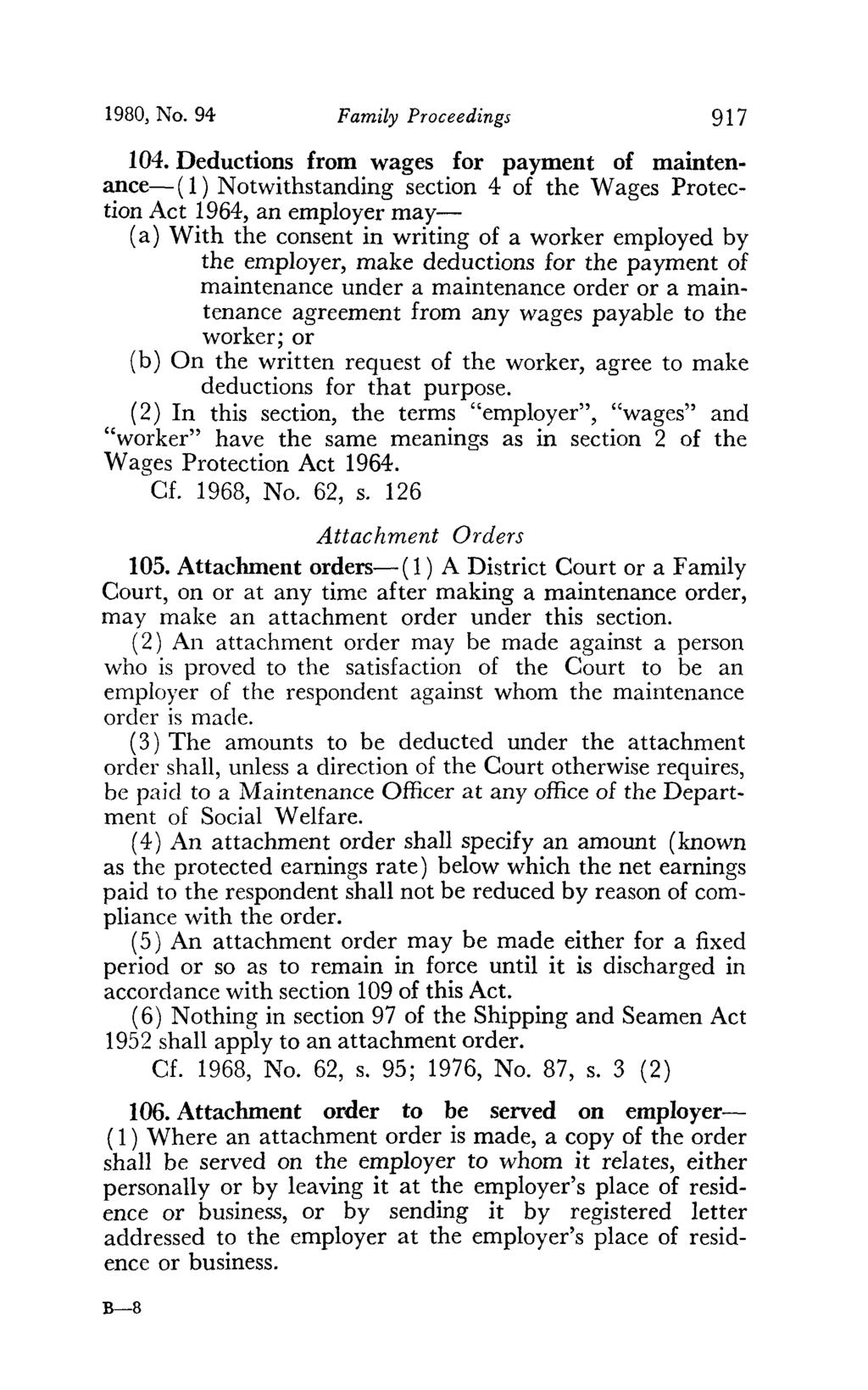 1980, No. 94 Family Proceedings 917 104.