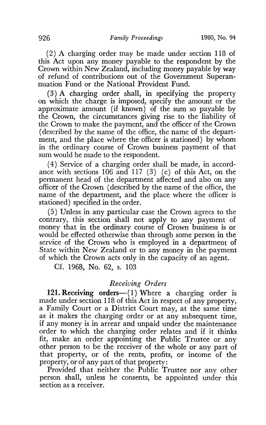 926 Family Proceedings 1980, No.