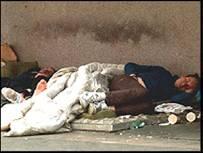 Homelessness Altered perception of ill health "With my