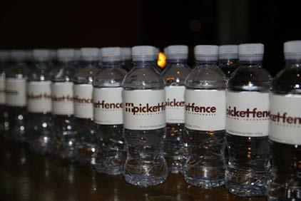 Water Bottle Sponsor: $3,500 Interior Logic Group 4 tickets to event Waters bottles branded with logo displayed at event conclusion Water bottles branded with logo