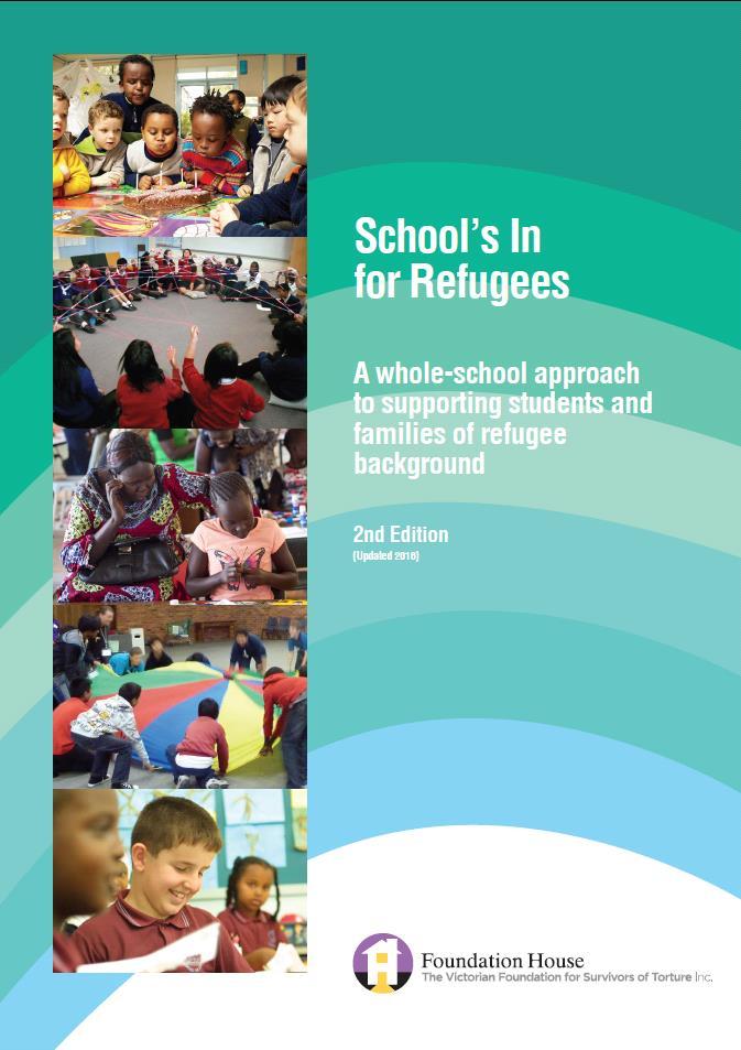 2012 2015 Refugee Education Support Program New business plan with DET and strengthened partnerships RESP as one program (CMY, FH, DET) School s In for Refugees (VFST 2011) Schools and