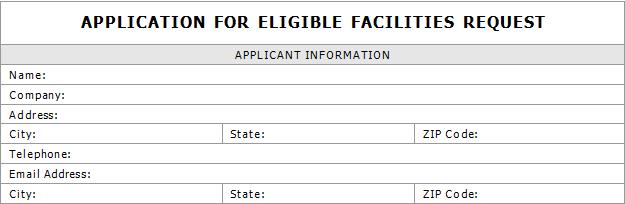 Application Form Contents You want to get all the information you need to determine whether the application qualifies for mandatory