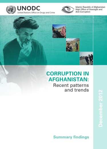 UNODC experience in measuring corruption Direct support to implement corruption