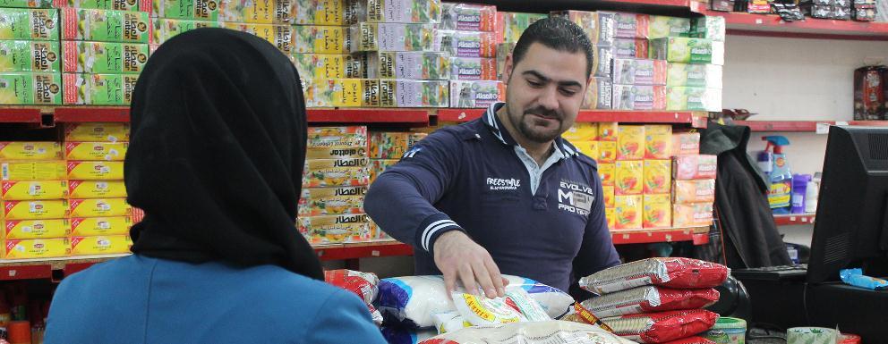 ASMAA S STORY WFP /Dina ElKassaby Following a generous contribution from the Government of Germany, WFP restored its e-card value to the full intended amount of USD 27 a month in March.