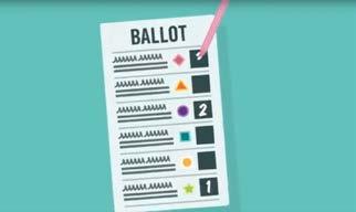 vote. Think about what could make the ballot paper easier to use?