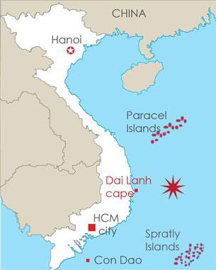 Vietnam Survey Incidents 26 May 11 - Binh Minh 02 operated by PetroVietnam conducting seismic surveys