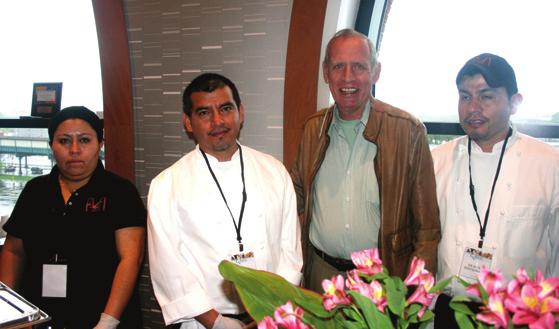 Emilian, Terry Osborne, Director of Queens Tourism, David and the main man Chef Alejandro Cantagallo