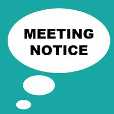Giving Notice Public notice of the date, time, and place of the board meeting, along with a