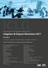 ICLG. Litigation & Dispute Resolution The International Comparative Legal Guide to: 10th Edition
