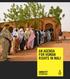An AgendA for human rights in mali
