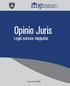 Opinio Juris. Legal science magazine