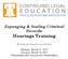 Expunging & Sealing Criminal Records: Hearings Training