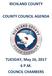 RICHLAND COUNTY COUNTY COUNCIL AGENDA. TUESDAY, May 16, P.M. COUNCIL CHAMBERS