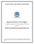 Appointment of Judges Procedure adopted in Commonwealth and other Nations
