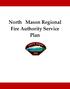North Mason Regional Fire Authority Service Plan