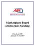 Marketplace Board of Directors Meeting