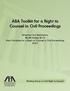 ABA Toolkit for a Right to Counsel in Civil Proceedings