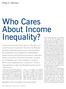 Who Cares About Income Inequality?