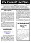 EVA EXHAUST SYSTEMS. The Newsletter of the East Valley Aviators May 2003
