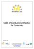 Code of Conduct and Practice for Governors