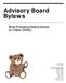 Advisory Board Bylaws