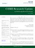 CESEE Research Update