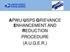 APWU-USPS GRIEVANCE ENHANCEMENT AND REDUCTION PROCEDURE (A.U.G.E.R.)