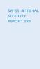 SWISS INTERNAL SECURITY REPORT 2001