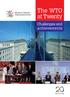 The WTO at Twenty. Challenges and achievements