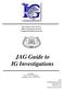 The Secretary of the Air Force Office of the Inspector General Complaints Resolution Directorate JAG Guide to IG Investigations
