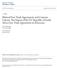 Bilateral Free Trade Agreements and Customs Unions: The Impact of the EU Republic of South Africa Free Trade Agreement on Botswana