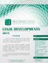 LEGAL DEVELOPMENTS 2015 Foreword