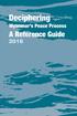 Deciphering Myanmar s Peace Process: A Reference Guide 2016