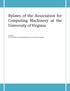 Bylaws of the Association for Computing Machinery at the University of Virginia