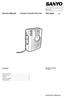 Service Manual TRC-860C. Compact Cassette Recorder FILE NO. Contents (XE) PRODUCT CODE No