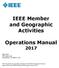 IEEE Member and Geographic Activities. Operations Manual