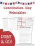Constitution Day Printables.