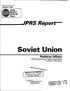 Soviet Union JPRS. Political Affairs. USSR Government Passes Resolution on State Arbitration. a>a JPRS-UPA MARCH 1989