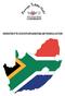 OBSERVATION OF THE 2014 SOUTH AFRICAN NATIONAL AND PROVINCIAL ELECTIONS