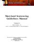 Maryland Sentencing Guidelines Manual