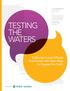 TESTING THE WATERS. California s Local Officials Experiment with New Ways to Engage the Public