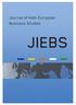 Journal of Indo-European Business Studies JIEBS