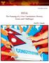 Monograph: July 2014 NEPAL. The Framing of a New Constitution: History, Issues and Challenges. Prof B C Upreti