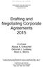 Drafting and Negotiating Corporate Agreements 2015