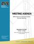 MEETING AGENDA. MRO Board of Directors-Only Annual Meeting. November 30, :45 pm 2:15 pm