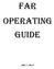 FAR OPERATING GUIDE JULY 1, 2015
