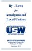 By - Laws. for. Amalgamated Local Unions
