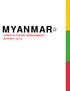 MYANMAR CONFLICT RISK ASSESSMENT REPORT 2016